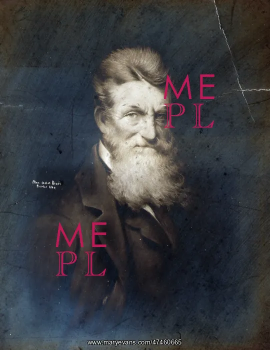 : John Brown, head-and-shoulders portrait, facing slightly rig : John Brown, head-and-shoulders portrait, facing slightly rig