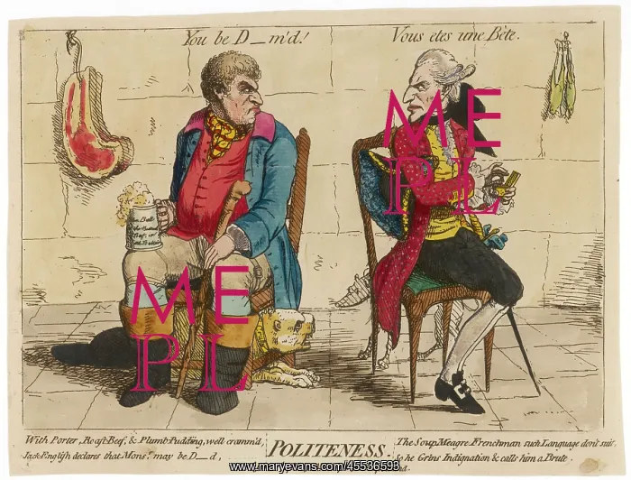  : John Bull as portrayed by Gillray