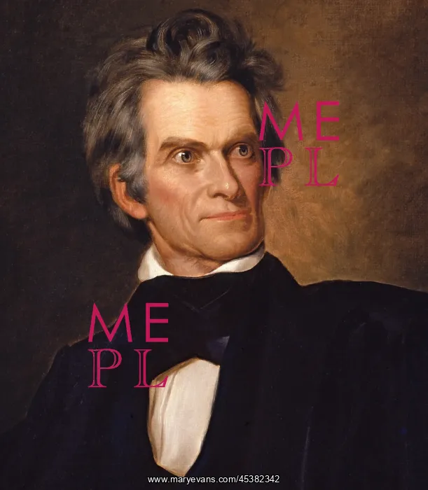 : JOHN CALHOUN, by George Peter Alexander Healy : JOHN CALHOUN, by George Peter Alexander Healy