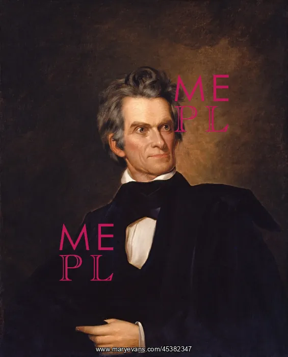 : JOHN CALHOUN, by George Peter Alexander Healy : JOHN CALHOUN, by George Peter Alexander Healy