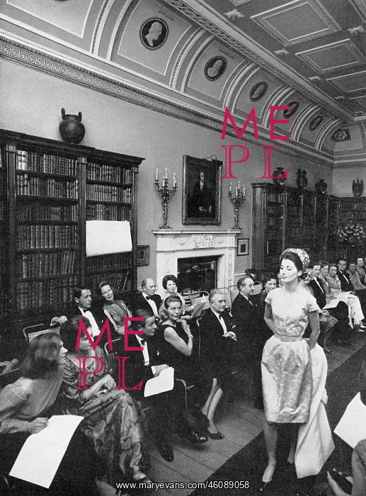 : John Cavanagh fashion show at Bowood, 1965 : John Cavanagh fashion show at Bowood, 1965