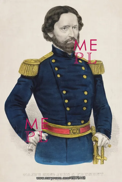 : John Charles Fremont was trained as a US Army : John Charles Fremont was trained as a US Army