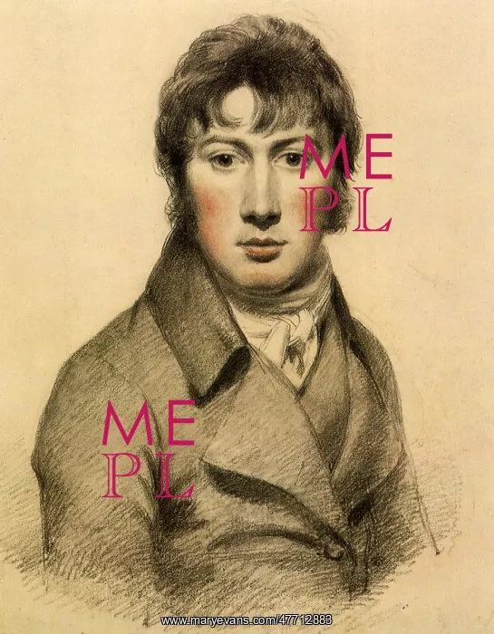 : John Constable, English artist, self-portrait : John Constable, English artist, self-portrait