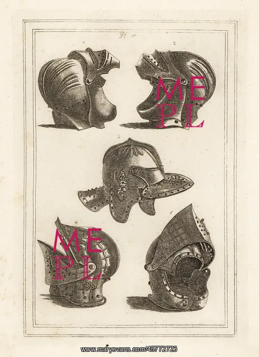: John de Courcy's helmet, Oliver Cromwell's : John de Courcy's helmet, Oliver Cromwell's