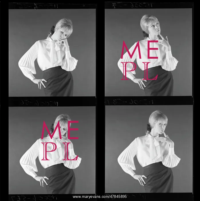 : John Craig - White Chiffon Blouse - Pattie Boyd : John Craig - White Chiffon Blouse - Pattie Boyd