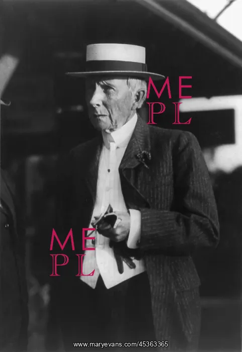 : John D. Rockefeller, in 1911, during his 40 year : John D. Rockefeller, in 1911, during his 40 year