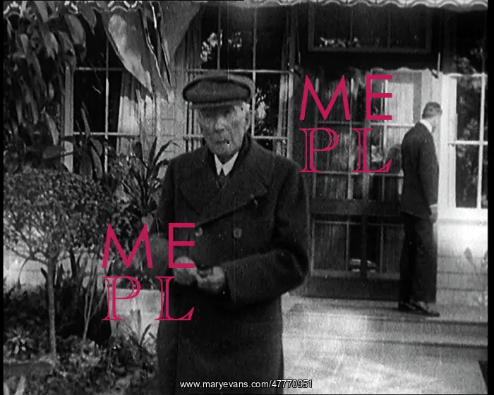 : John Davison Rockefeller Walking Towards the Camera : John Davison Rockefeller Walking Towards the Camera