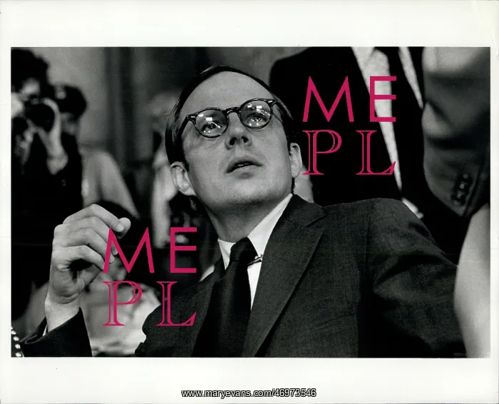 : John Dean at Watergate hearing : John Dean at Watergate hearing