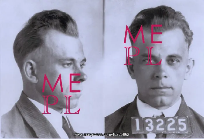 : John Dillinger (1903-1934), in mugshot probably ? : John Dillinger (1903-1934), in mugshot probably ?