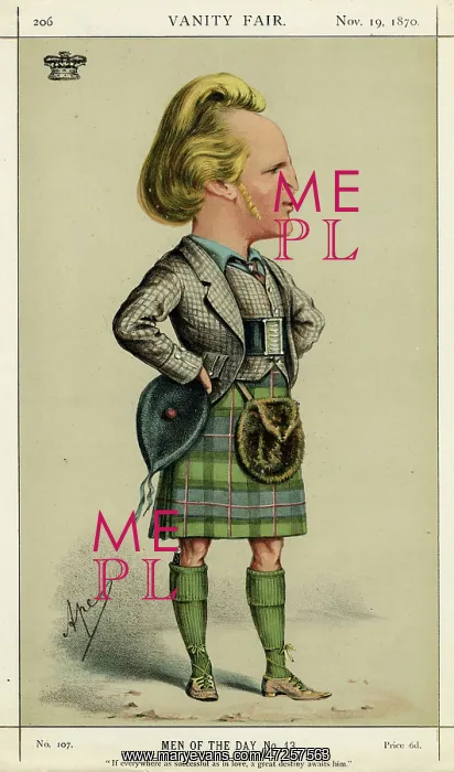 : JOHN DOUGLAS CAMPBELL 9th DUKE OF ARGYLL : JOHN DOUGLAS CAMPBELL 9th DUKE OF ARGYLL