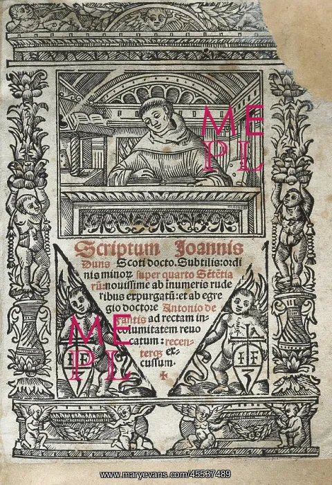 : John Duns Scotus : John Duns Scotus
