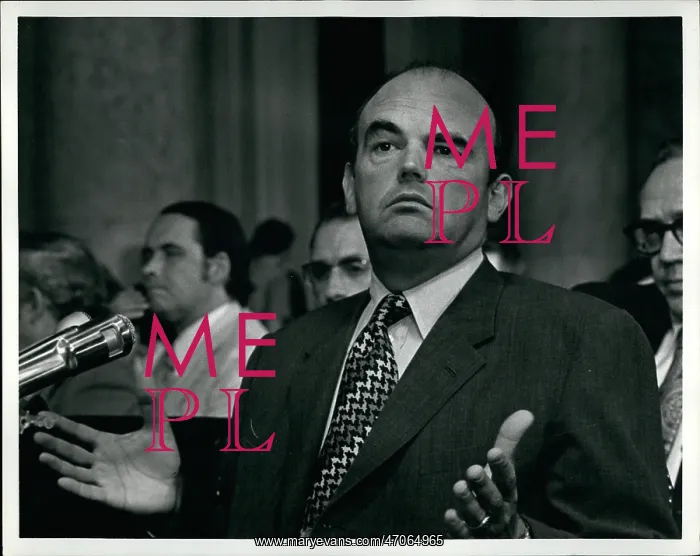 : John Ehrlichman at Watergate hearing : John Ehrlichman at Watergate hearing