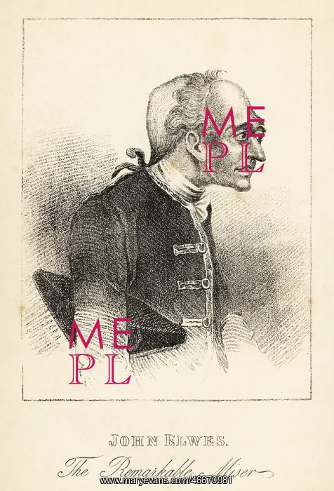 : John Elwes, the Remarkable Miser, 18th century : John Elwes, the Remarkable Miser, 18th century
