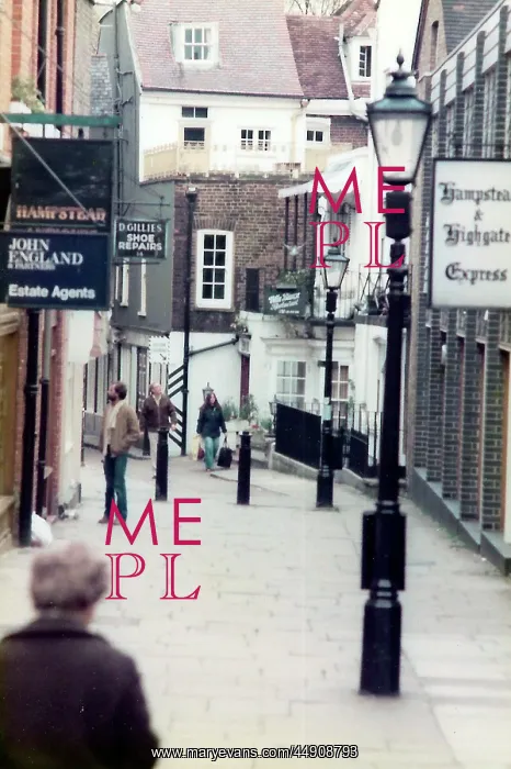 : John England, Estate Agent sign in Hampstead : John England, Estate Agent sign in Hampstead