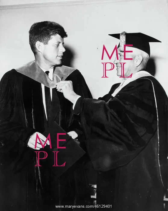 : John F Kennedy graduates from Harvard : John F Kennedy graduates from Harvard