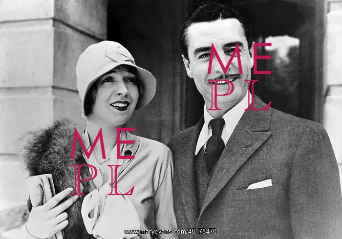 : John Gilbert with his wife : John Gilbert with his wife