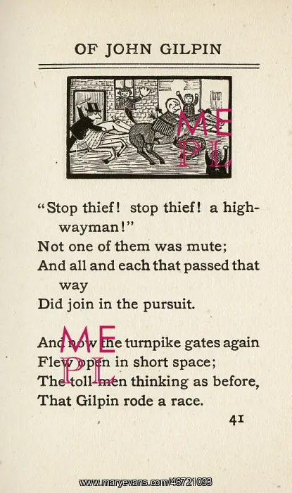 : John Gilpin chased by Turnpike men : John Gilpin chased by Turnpike men