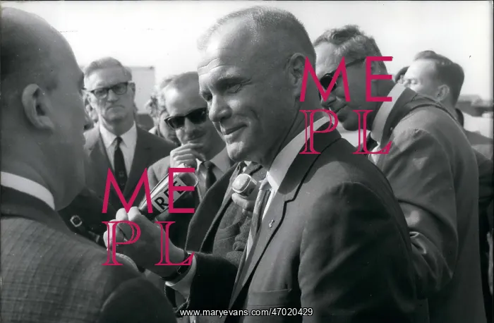 : John Glenn, American astronaut, on visit to Munich : John Glenn, American astronaut, on visit to Munich