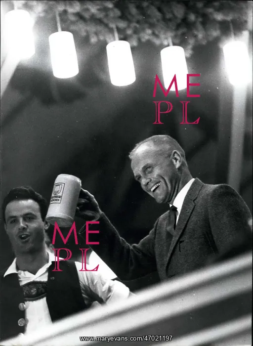 : John Glenn, American astronaut, on visit to Munich : John Glenn, American astronaut, on visit to Munich