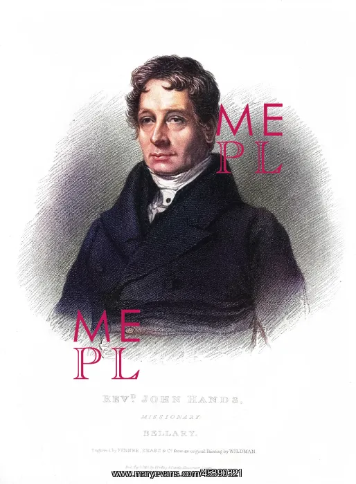 : JOHN HANDS, MISSIONARY : JOHN HANDS, MISSIONARY