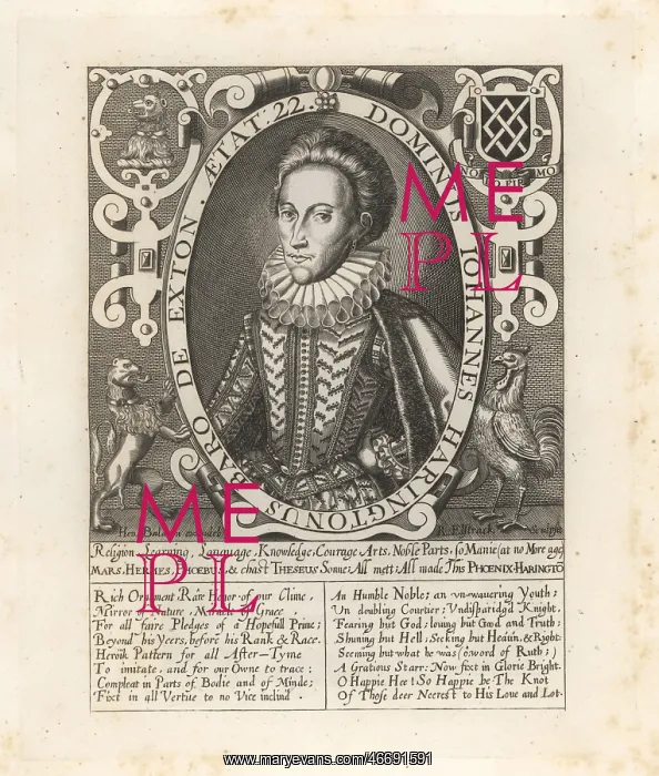 : John Harington, 1st Baron Harington of Exton, 1539-1613 : John Harington, 1st Baron Harington of Exton, 1539-1613