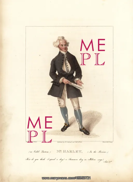 : John Harley in The Review, 1822 : John Harley in The Review, 1822