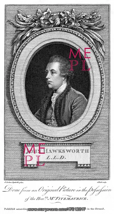 : John Hawkesworth - English author and book editor : John Hawkesworth - English author and book editor