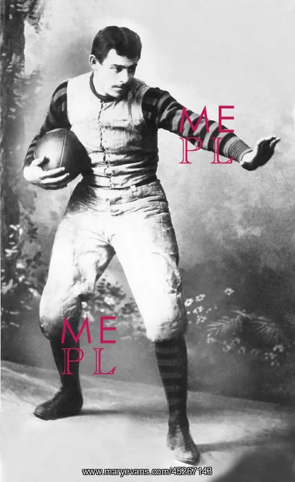 : John Heisman in his University of Pennsylvania : John Heisman in his University of Pennsylvania