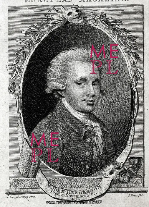 : John Henderson, Shakespearean actor : John Henderson, Shakespearean actor