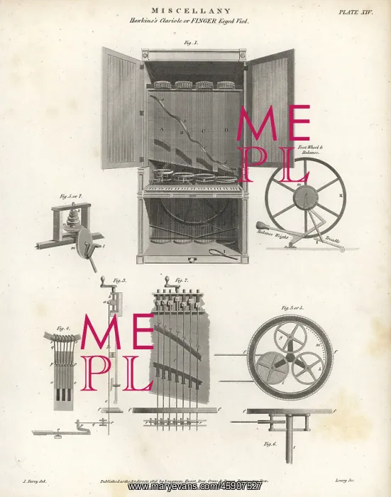 : John Isaac Hawkins upright piano : John Isaac Hawkins upright piano