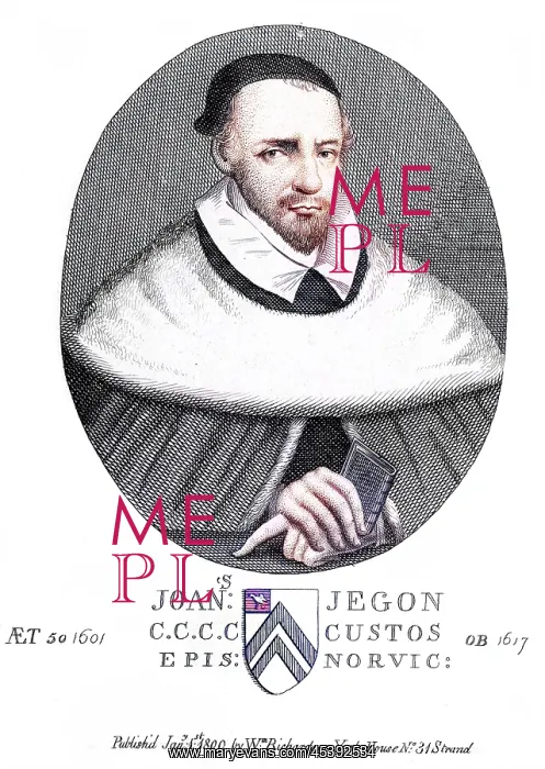 : JOHN JEGON, BISHOP : JOHN JEGON, BISHOP