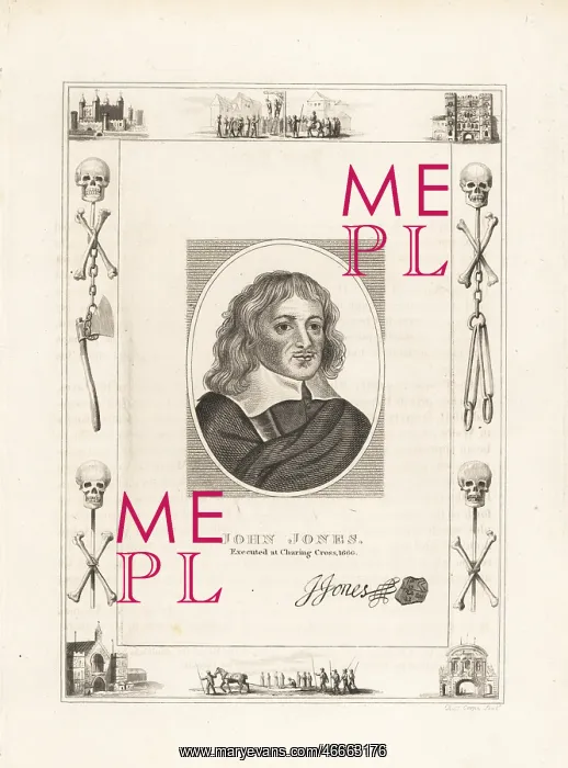 : John Jones, executed at Charing Cross 1660 : John Jones, executed at Charing Cross 1660