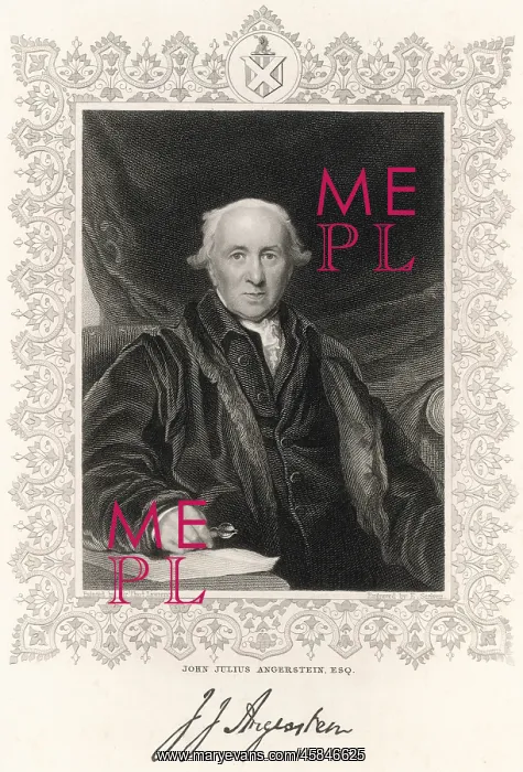 : JOHN JULIUS ANGERSTEIN : JOHN JULIUS ANGERSTEIN