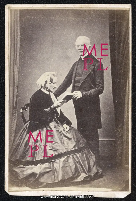 : JOHN KEBLE / WIFE / CDV : JOHN KEBLE / WIFE / CDV