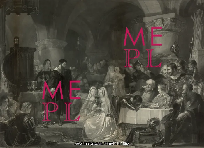  : John Knox administering the first Protestant sacrament