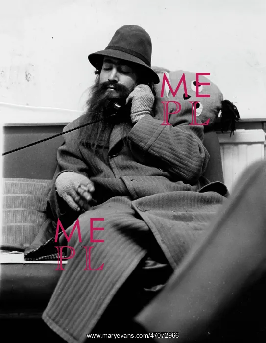 : John Lennon, formerly of The Beatles pop group : John Lennon, formerly of The Beatles pop group