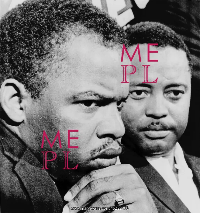 : John Lewis (left) and Hosea Williams, leaders ? : John Lewis (left) and Hosea Williams, leaders ?