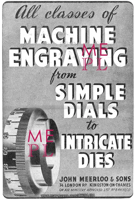 : John Meerloo & Sons - Stampings & Engravers : John Meerloo & Sons - Stampings & Engravers