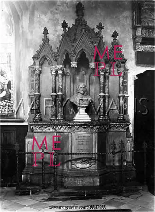 : JOHN MILTON'S TOMB : JOHN MILTON'S TOMB