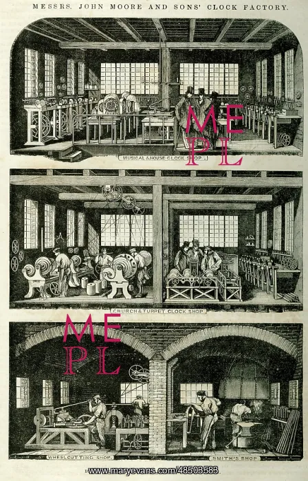 : John Moore & Sons Clock Factory : John Moore & Sons Clock Factory