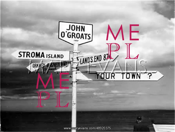 : JOHN O GROATS SIGN : JOHN O GROATS SIGN