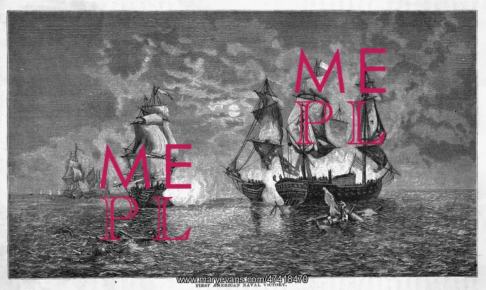 : John Paul Jones fighting the ship Serapis : John Paul Jones fighting the ship Serapis