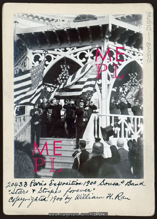 : John Philip Sousa, Paris Exposition 1900, ? : John Philip Sousa, Paris Exposition 1900, ?