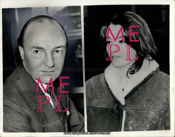 : John Profumo MP and Christine Keeler, model : John Profumo MP and Christine Keeler, model
