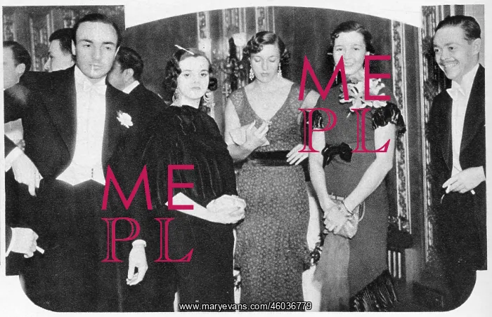 : John Profumo at a nightclub, 1934 : John Profumo at a nightclub, 1934