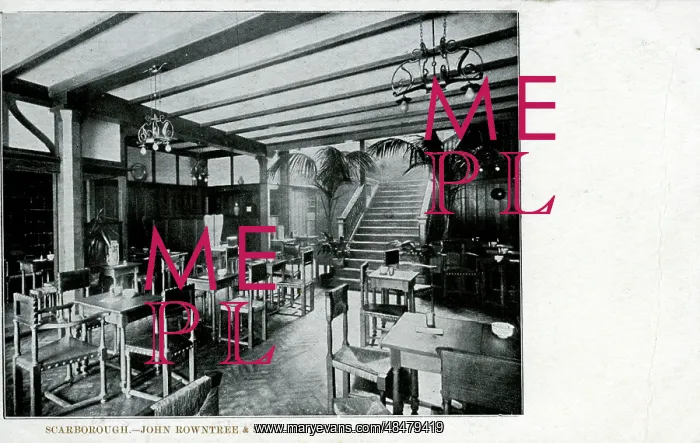 : John Rowntree & Sons Cafe Interior, Scarborough, Yorkshire : John Rowntree & Sons Cafe Interior, Scarborough, Yorkshire