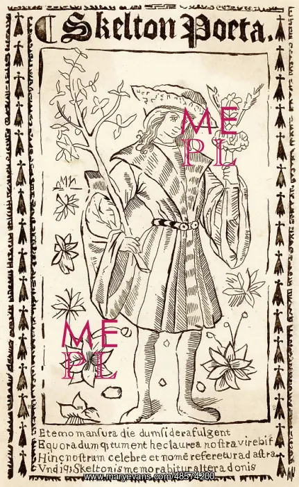  : John Skelton - Woodcut - Flo
