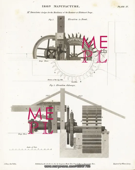 : John Smeaton's hammer mill at Kilnhurst Forge : John Smeaton's hammer mill at Kilnhurst Forge