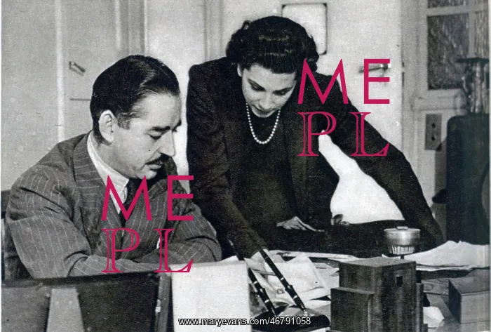 : John Snagge and Elizabeth Cowell at the BBC : John Snagge and Elizabeth Cowell at the BBC