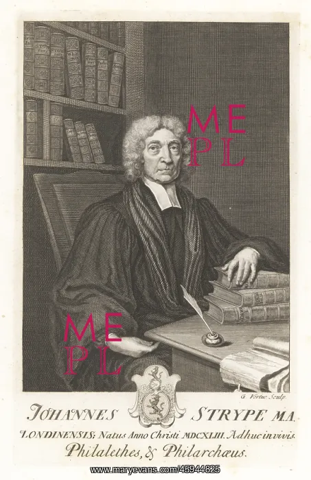 : John Strype, English historian and biographer, 1643-1737 : John Strype, English historian and biographer, 1643-1737